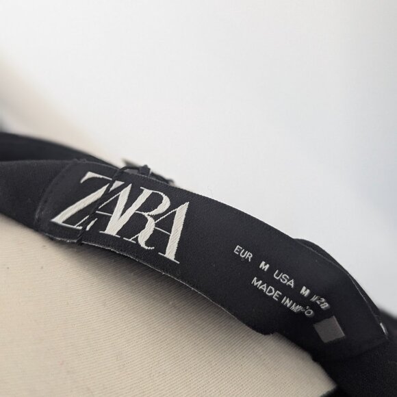 New with tags. Zara structured blazer. Black. Medium. - Picture 8 of 11